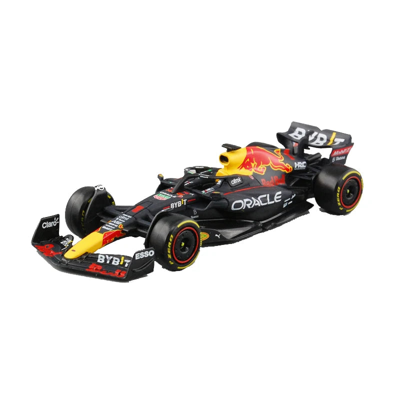 Bburago 1:43 F1 Model Car Mercedes Ferrari Redbull Racing SF23 AlpineA523 AlfaC43 Metal Diecast Verstappen Collectible Miniature