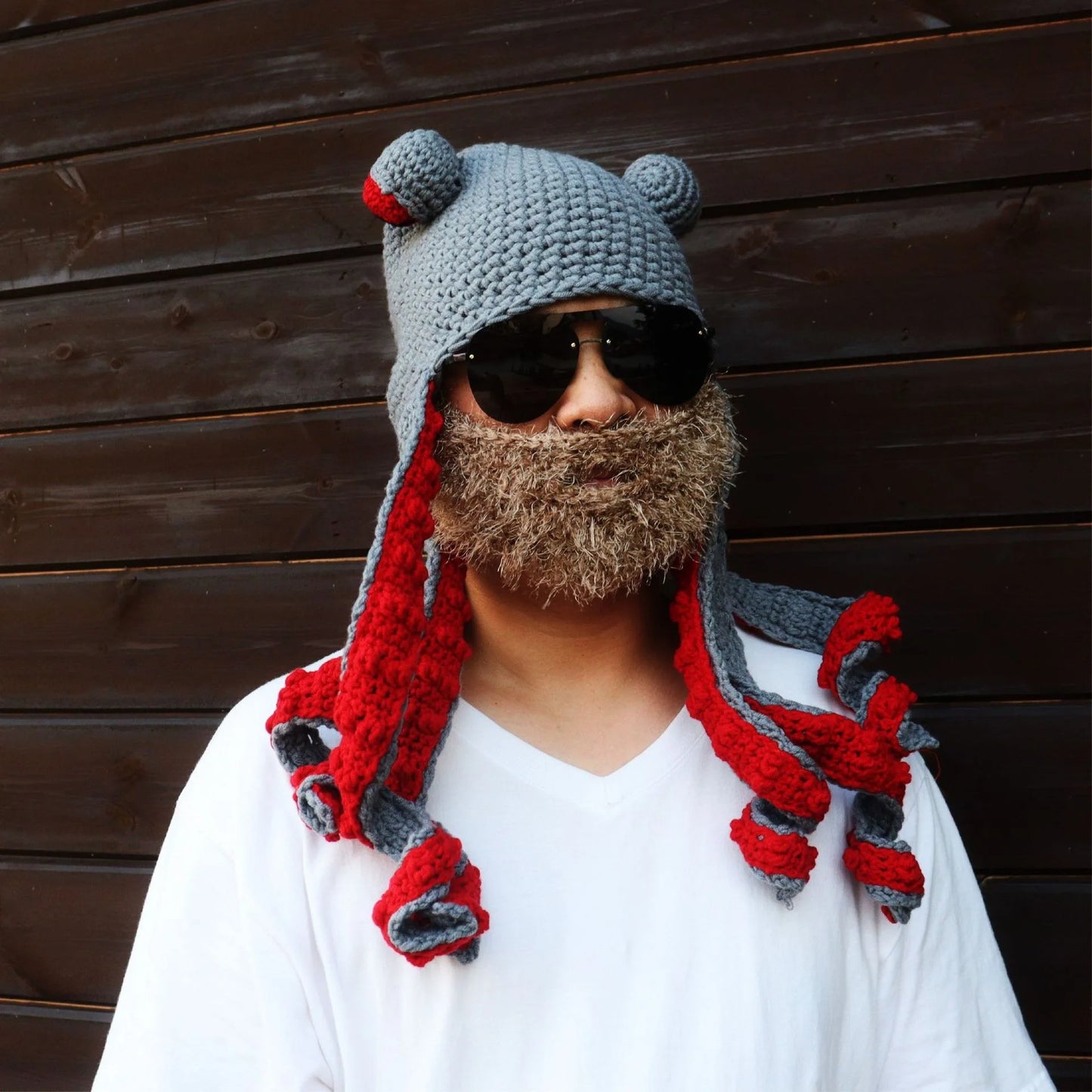 Hat Unisex Cthulhu Style Adult Party Funny Octopus Headgear Creative Holiday Gift Tricky Woolen Hat