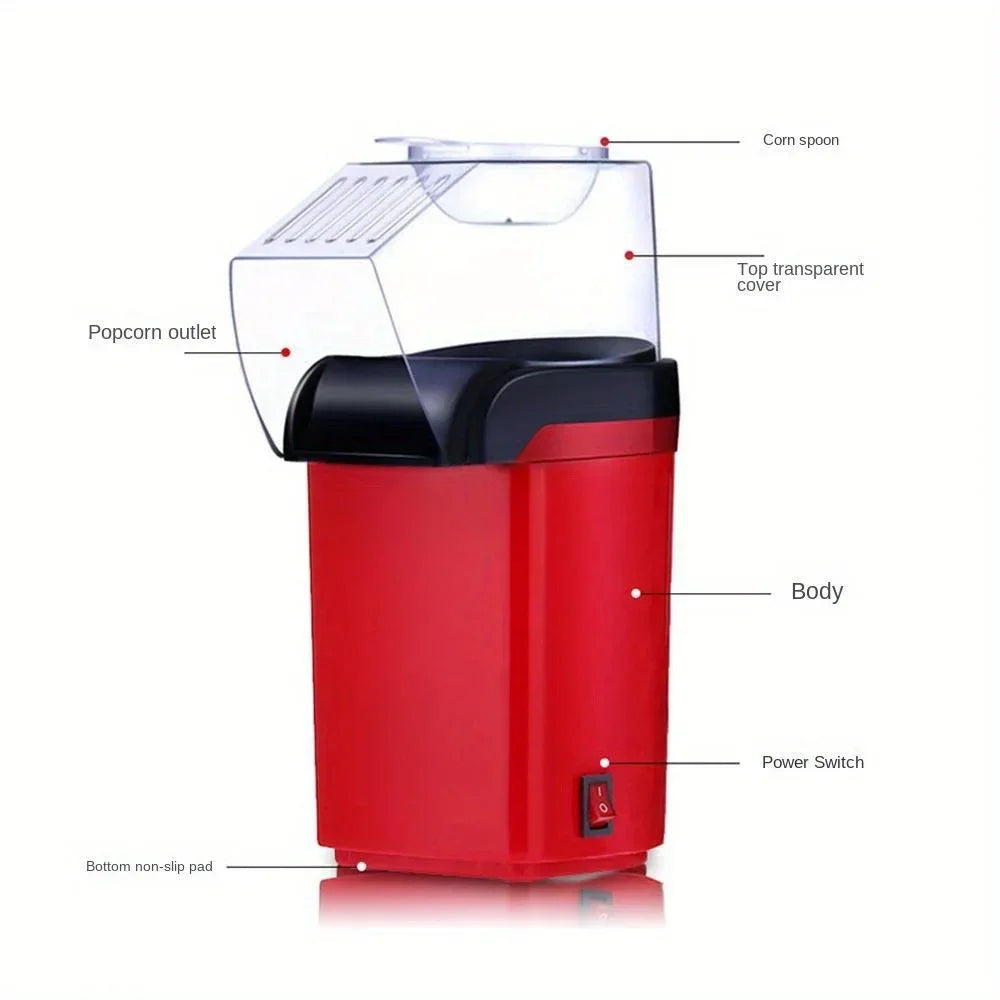 Popcorn Makers Mini Popcorn Machine Electric Household Appliance Machine Fully Automatic Popcorn Machine For Home Kitchen