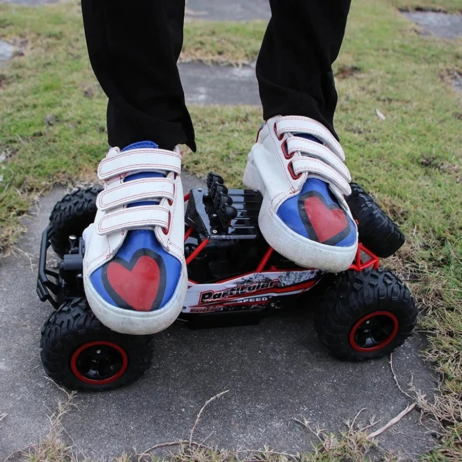4WD Remote Control Off Road RC Car Radio Climbing Super Alloy Truck Buggy 4x4 RTR Vehicle Electric Toy for Children Kid Gift