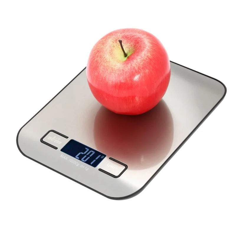 Portable Electronic Digital Kitchen Scale With Timer High Precision LED Display Household Weight Balance Measuring Tools