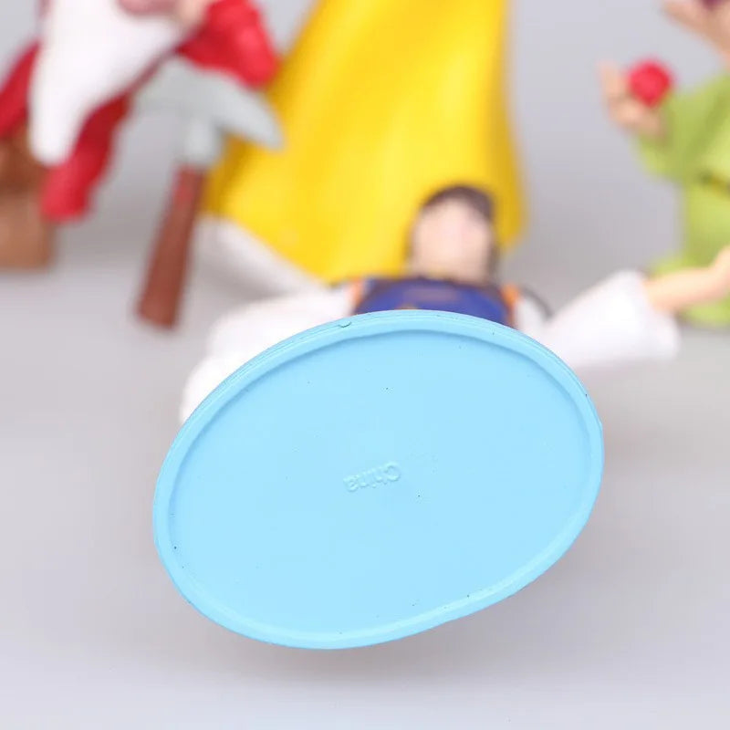 8Pcs/Set Movie Snow White And The Seven Dwarfs Action Figure Snow Princess Pretty Dolls Collection Children Toys