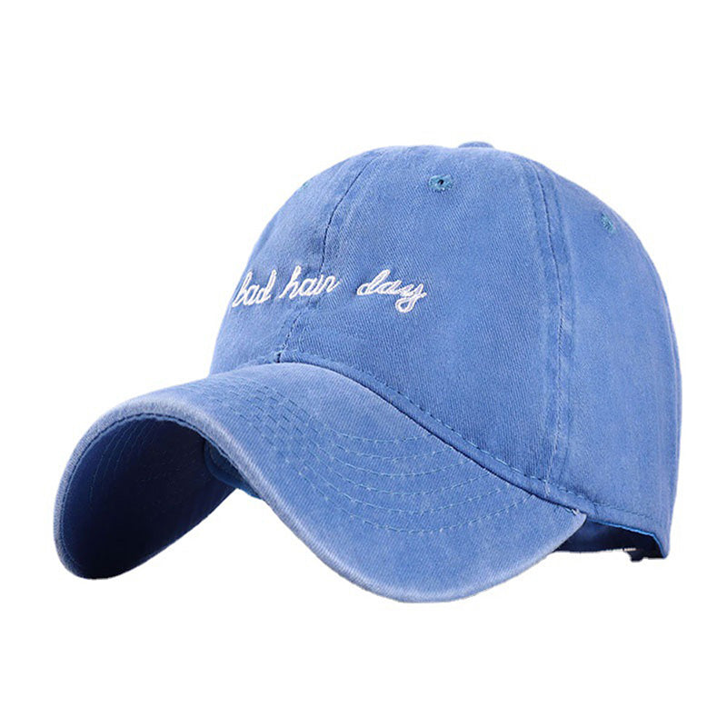 2024 New Bad Hair Day Washed Black Baseball Cap female male Snapback Hat Man Vintage Dad Hats for Men Women Gorras Hombre