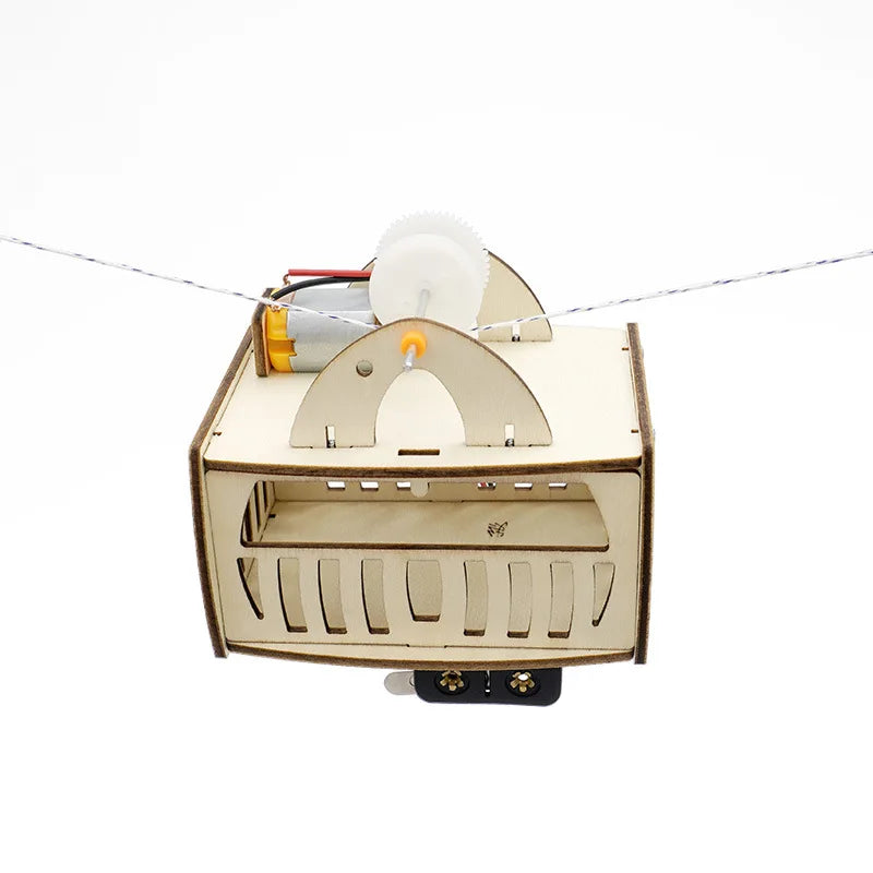 DIY Cable Car Model Model STEM Kit Children Technologia Science Toys Experimental Tool Kit Learning Education Kids Teaching Aid