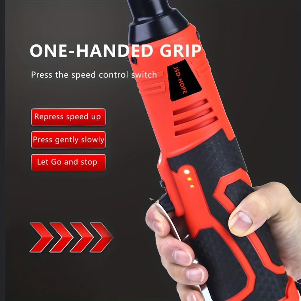 27/5000 Electric ratchet wrench 90 degree straight Angle electric charging wrench lithium electric stage truss tool