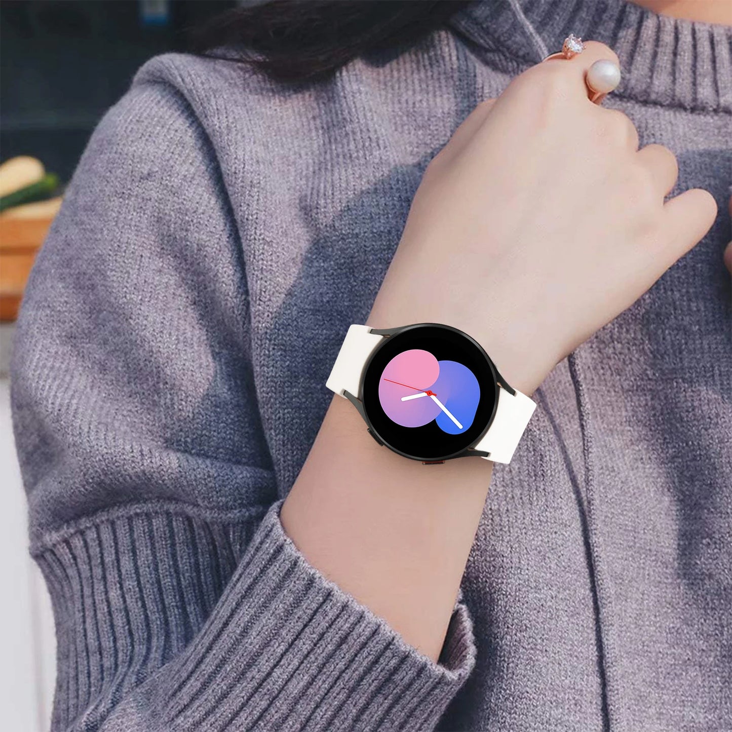 TPU Case+Silicone Strap For Samsung Galaxy Watch 4 5 6 7 40mm 44mm Band Screen Protective Cover Bumper For Galaxy Watch 4 5 6 7