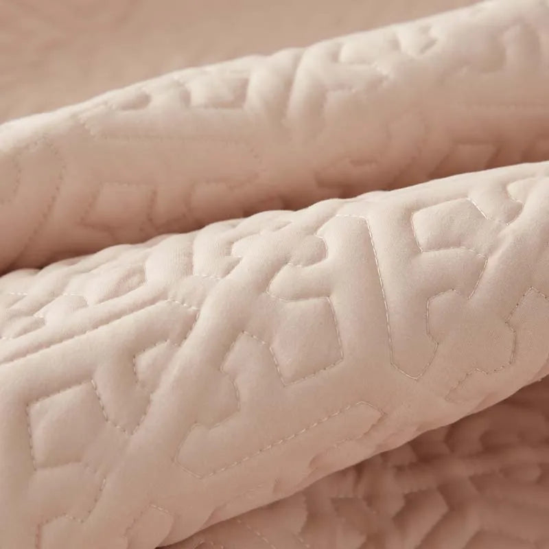 Pure Cotton Soft Quilted Mattress Cover Anti-bacterial King Size Customized Bed Pad Protector Cover Not Included Pillowcase