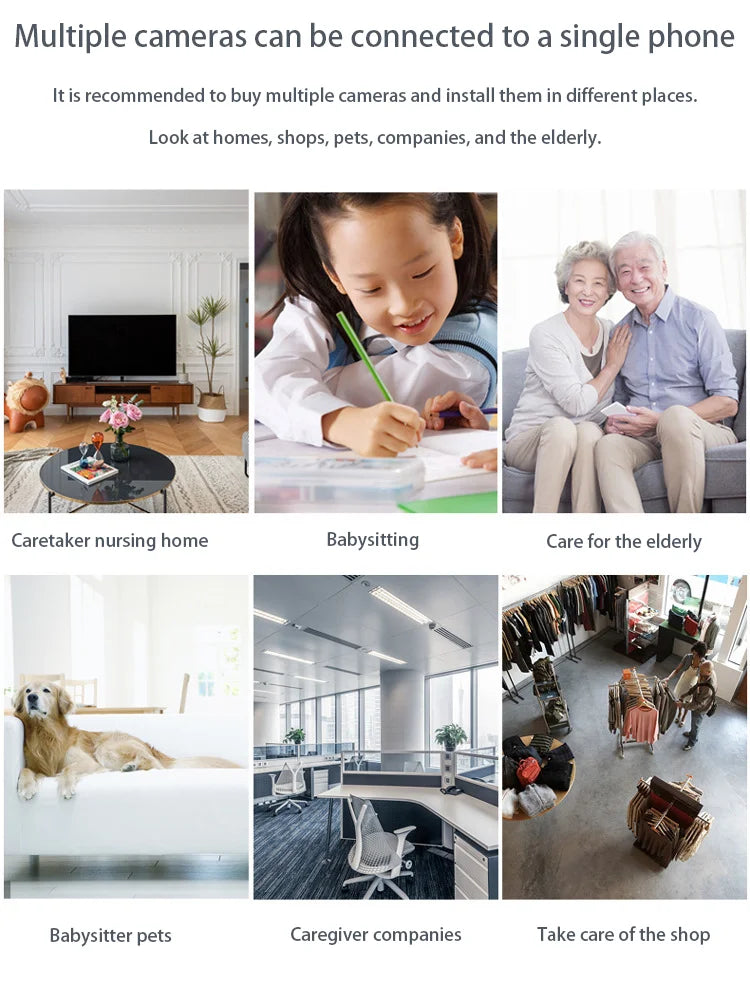 1080P Wifi Bulb E27 Surveillance Camera Full Color Night Vision 360° Rotating Automatic Human Tracking Two-way Talk Smart Home