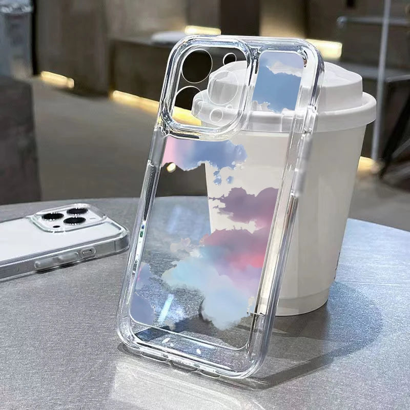 Flower Love Soft Silicone Phone Case For Xiaomi Redmi 12 13C Redmi Note 13 12 Pro Plus 5G 12S 11S 10S 10 Shockproof Clear Cover