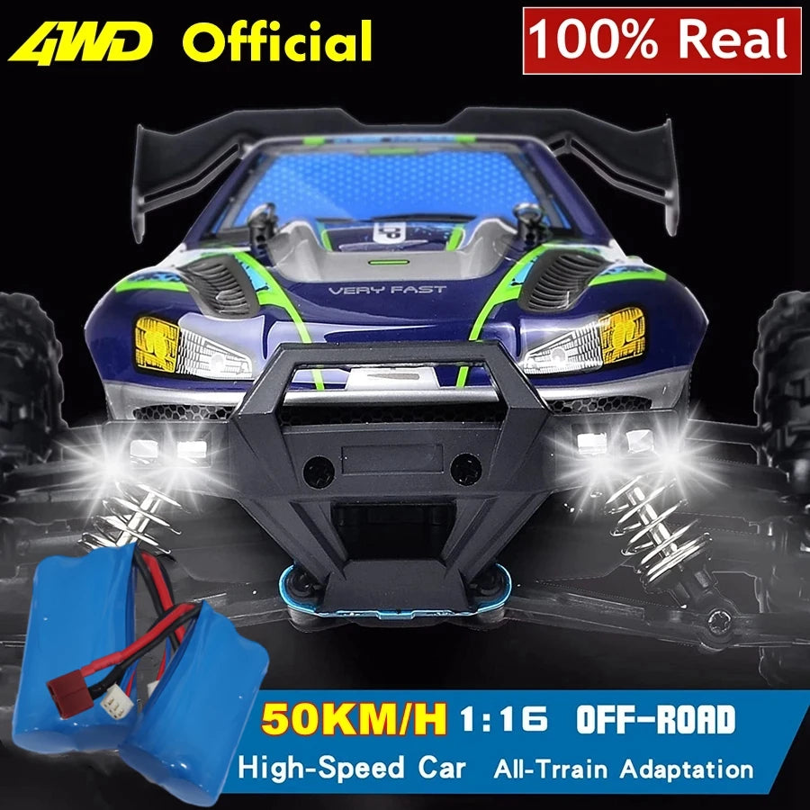 Super Brushless 80KM or 50KM/H 4WD RC Car With LED Remote Control Cars High Speed Drift Racing 4x4 Off Road Truck Kid Adult Toy