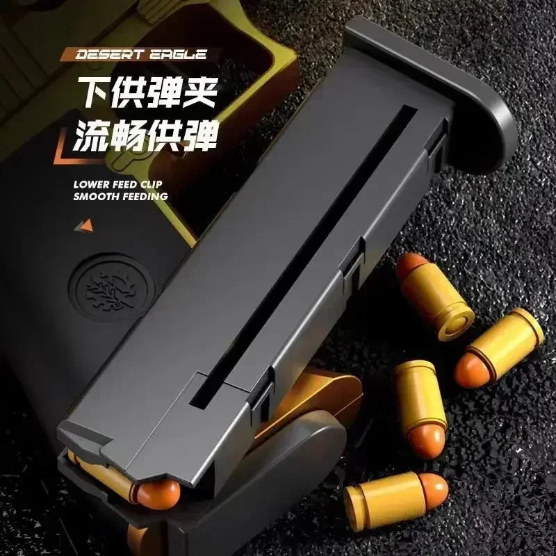 USP Shell Throwing Pistol Continuous Firing Airsoft Blowback Soft Bullet Gun Empty Hanging toy gun Gift