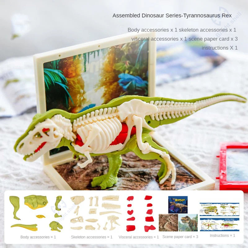 Jurassic World Kids Dinosaur Toy DIY Fossil Archaeology Excavation Kit Skeletons Dig Stem Science Educational Toys for Children