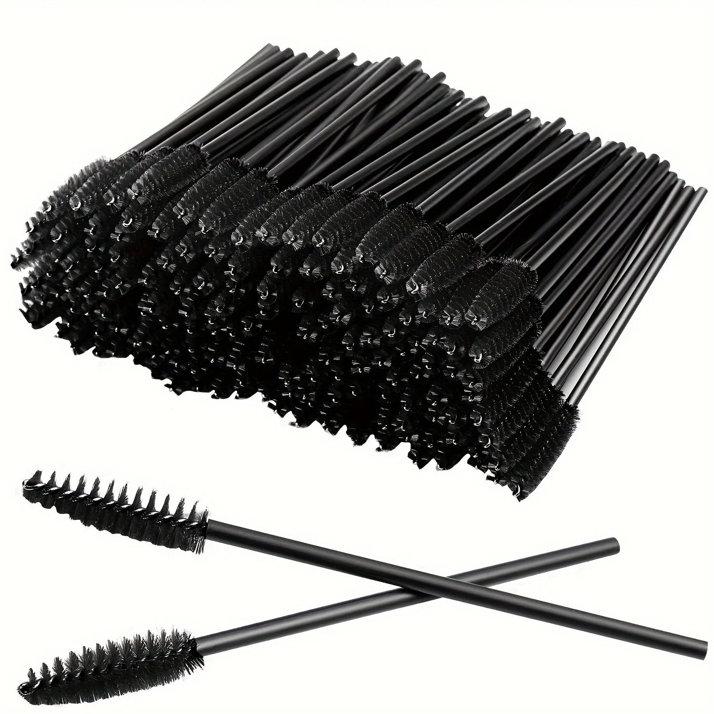 50pcs Disposable Eyelash Brushes Eyelashes Extension Tools Eyebrow Brush Mascara Wands Applicator Spoolers Makeup Tools
