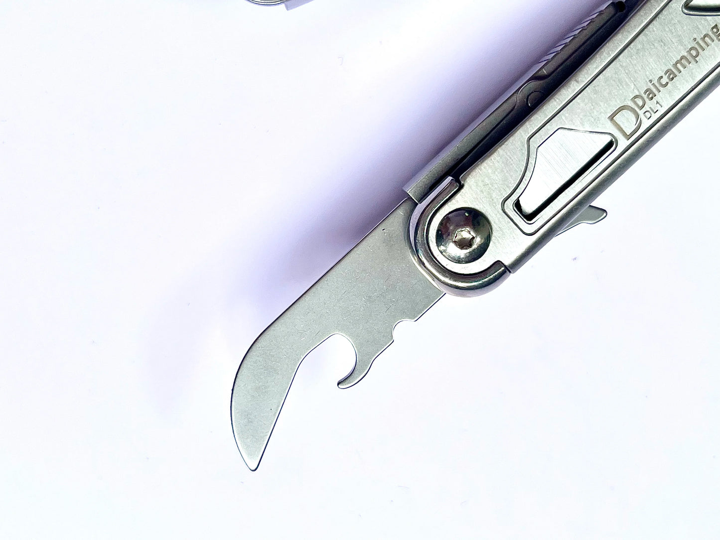 Daicamping DL1 Extra Cutter Scissors Saw Clamp Multi Tools / Clip Pliers Multifunctional Foldable EDC Folding Knife Multitools