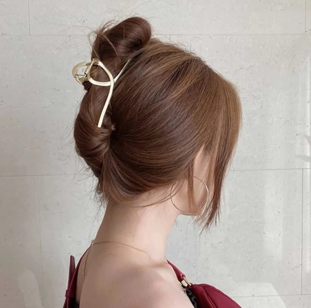 Big Pearl Hair Claw For Women Ladies Makeup Hair Barrettes Hair Accessories Korean Cross Crab Hair Clip Fashion Girl Headwear