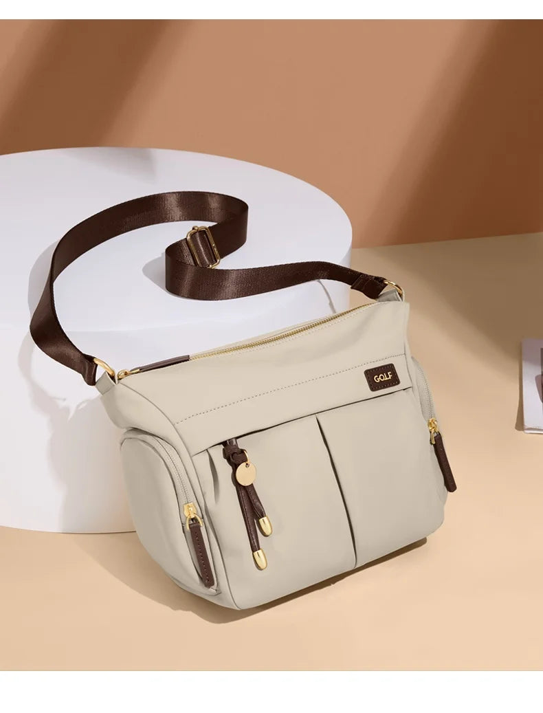 GOLF Crossbody Bag Women Nylon Womens Shoulder Bag Lady Bucket Mini Cross Body Purse Handbag New Fashion Square Bags 2024 Summer