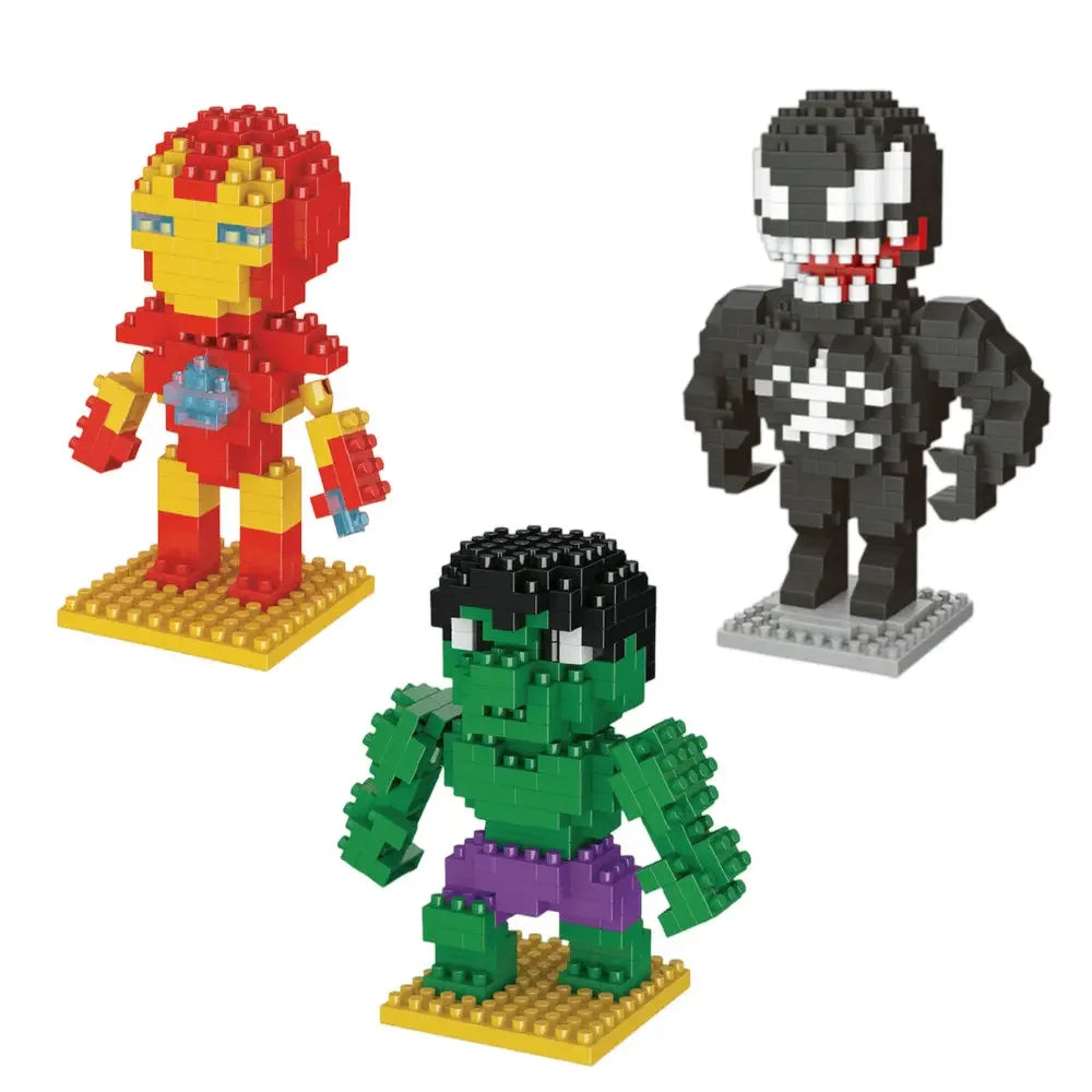 Disney Hero Cartoon Micro Particle Building Blocks Children Assembly Toy Anime figure Boy Girl Kid Gift Cute And Pretty