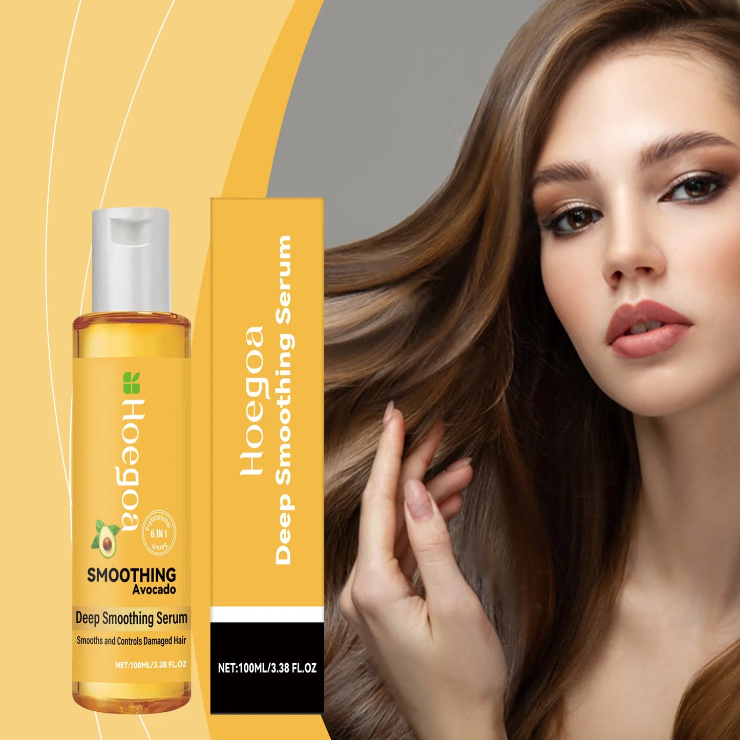 Avocado Hair Essential Oil Massage Scalp Reducing Loss Prevent Baldness Repair Damage Nourishing Regrow Vitamin Hair Care Serum