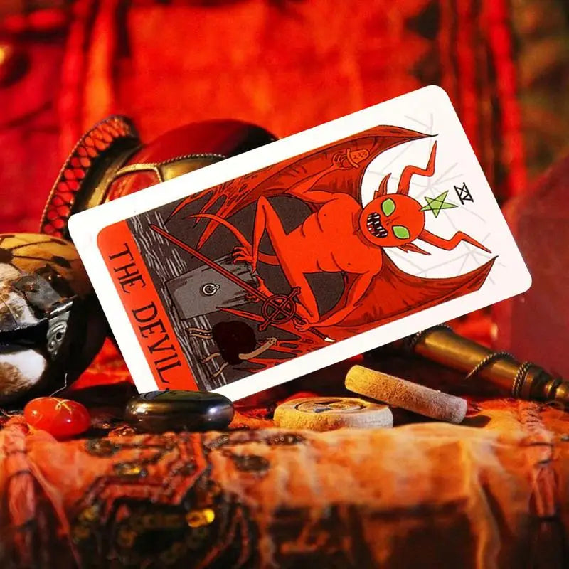 Tarot Cards Deck 78Pcs Adventure Tarot Cards Playing Board Game Party Birthday Gift Board Game Card Fortune Telling Divination
