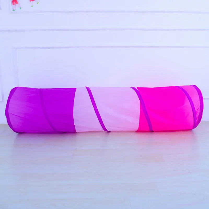Foldable Children's Tent Crawling Tunnel Play House Indoor Toy Tube Baby Crawling Games Rainbow Tent Kids Little House Tipi Tent