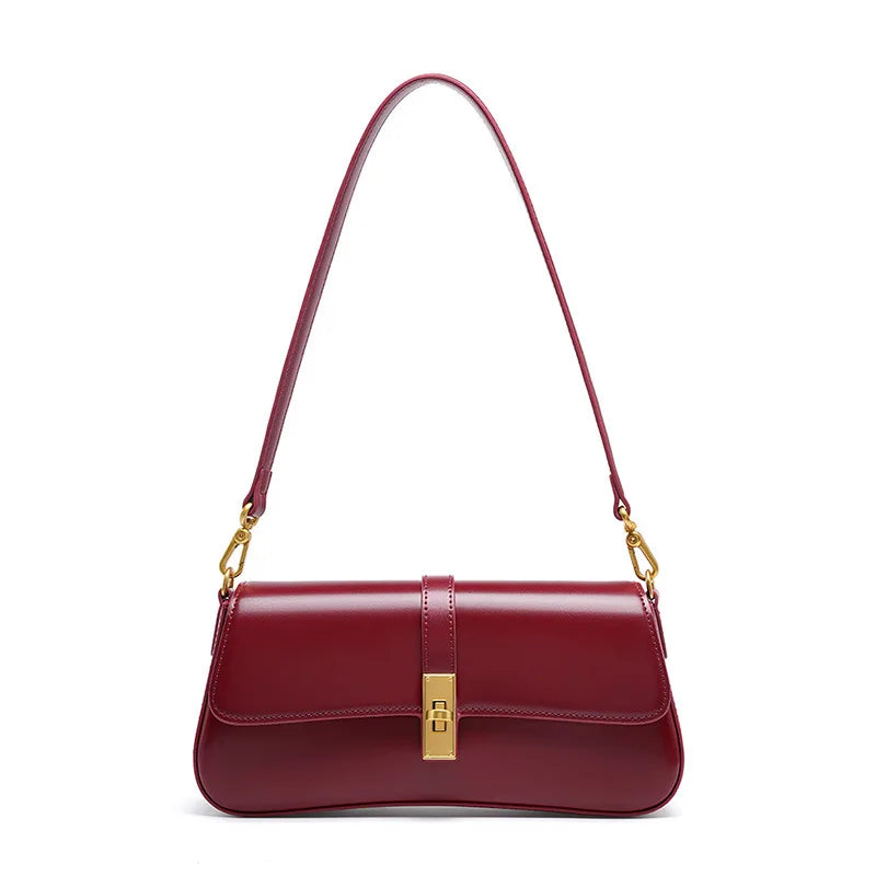 Jonlily Women Genuine Leather Shoulder Bag Female Fashion Handbag Totes Small Underarm Bag Casual Daybag Mini Purse -KG1313