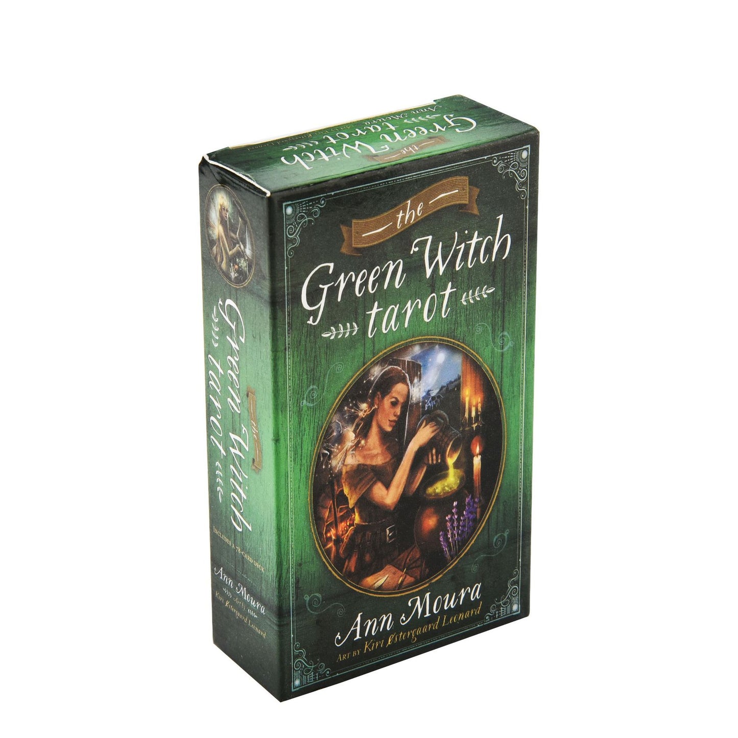 HOT 400 Style Tarot Cards Oracle Golden Art Nouveau The Green Witch Universal Celtic Thelema Steampunk Tarot Board Deck Games