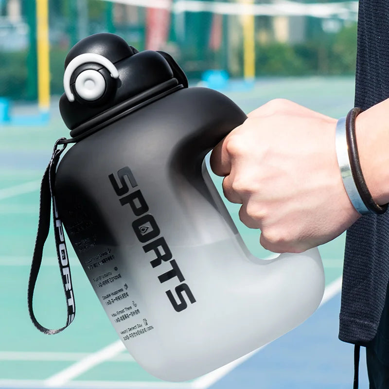 GIANXI Sport Water Bottle With Straw Water bottle Items Fitness Plastic Cup Portable Students School Travel Big Bottles