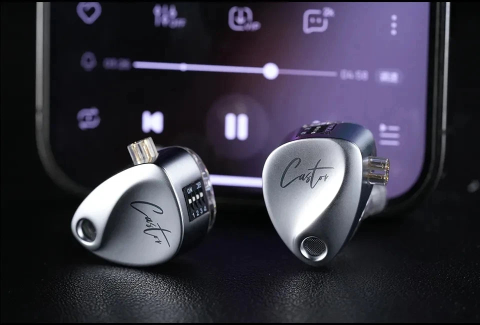 KZ Castor Wired Harman Improved Bass HiFi Earphone 2 Dynamic Tunable Balance Monitor Headphone IEM Earphones Music Sport Earbuds
