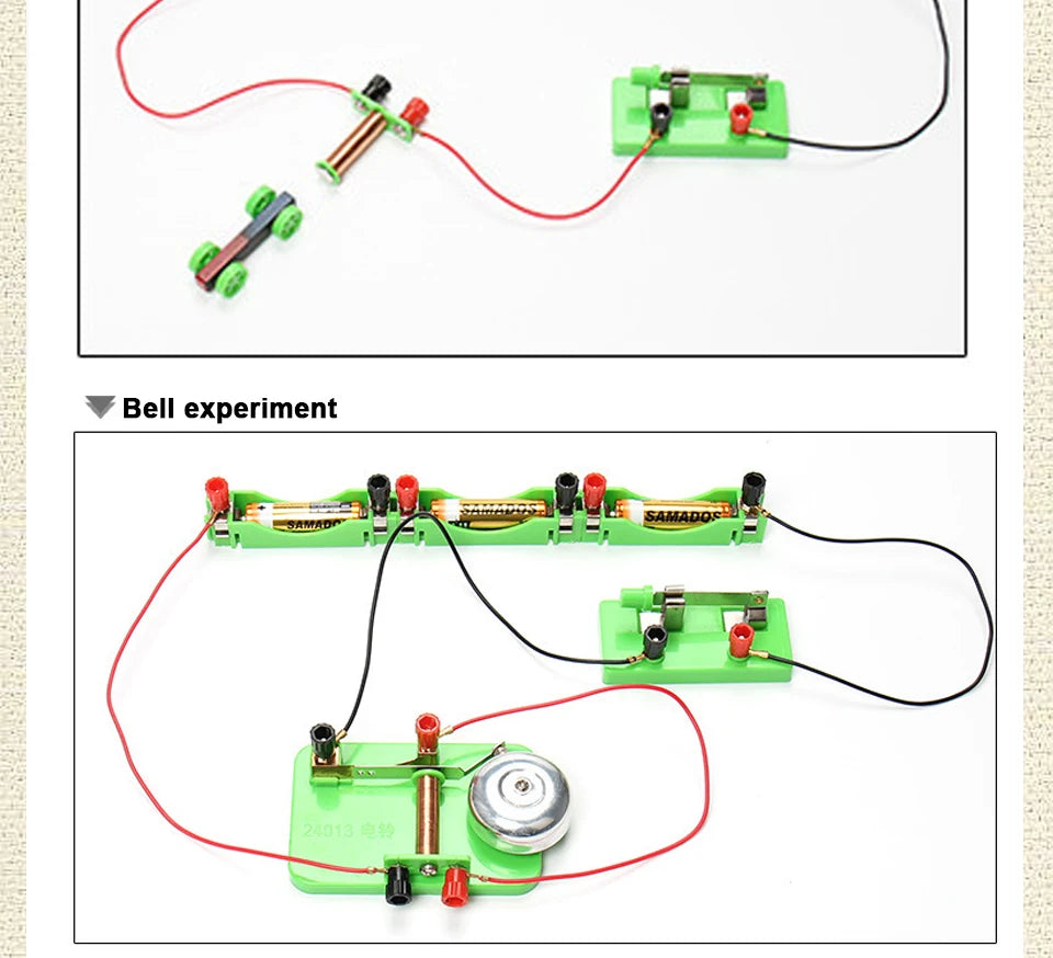 Physics Labs Circuit Learning Kit Basic Electricity Discovery Principles Kit for School Teacher Student Science Study Parallel
