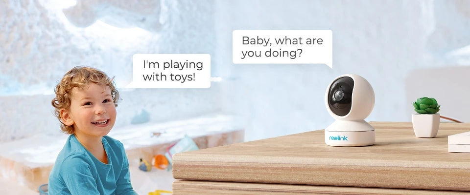 Reolink E1 Series 2K 4MP WiFi Camera Pan&Tilt 2-Way Audio Baby Monitor Indoor Cam AI Detection Home Video Surveillance Cameras