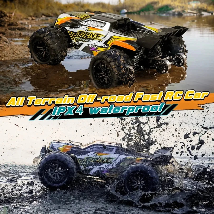 Super Brushless 80KM or 50KM/H 4WD RC Car With LED Remote Control Cars High Speed Drift Racing 4x4 Off Road Truck Kid Adult Toy