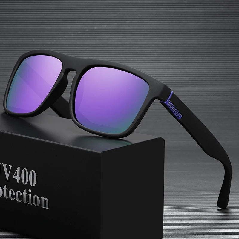VAGHOZZ Brand Classic Sunglasses Men UV400 Fishing Sun Glasses Women Square Outdoor Male Sport Eyewear Driving Shades