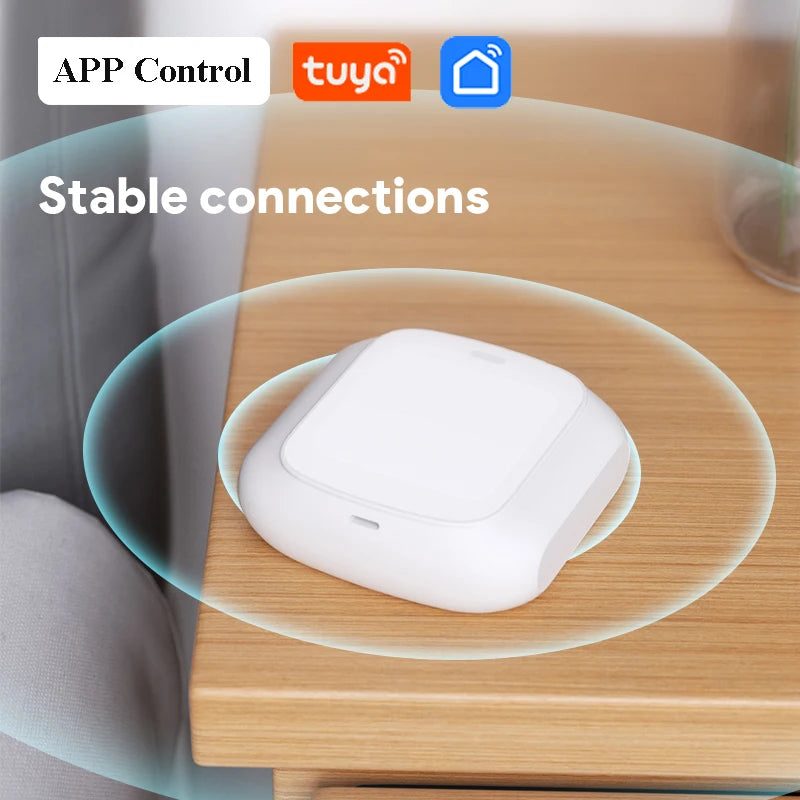 Tuya WiFi ZigBee Smart Scene Wireless Switch Push Button Controller Automation Scenario 2 Gang Smart Home Gadgets Smart Control