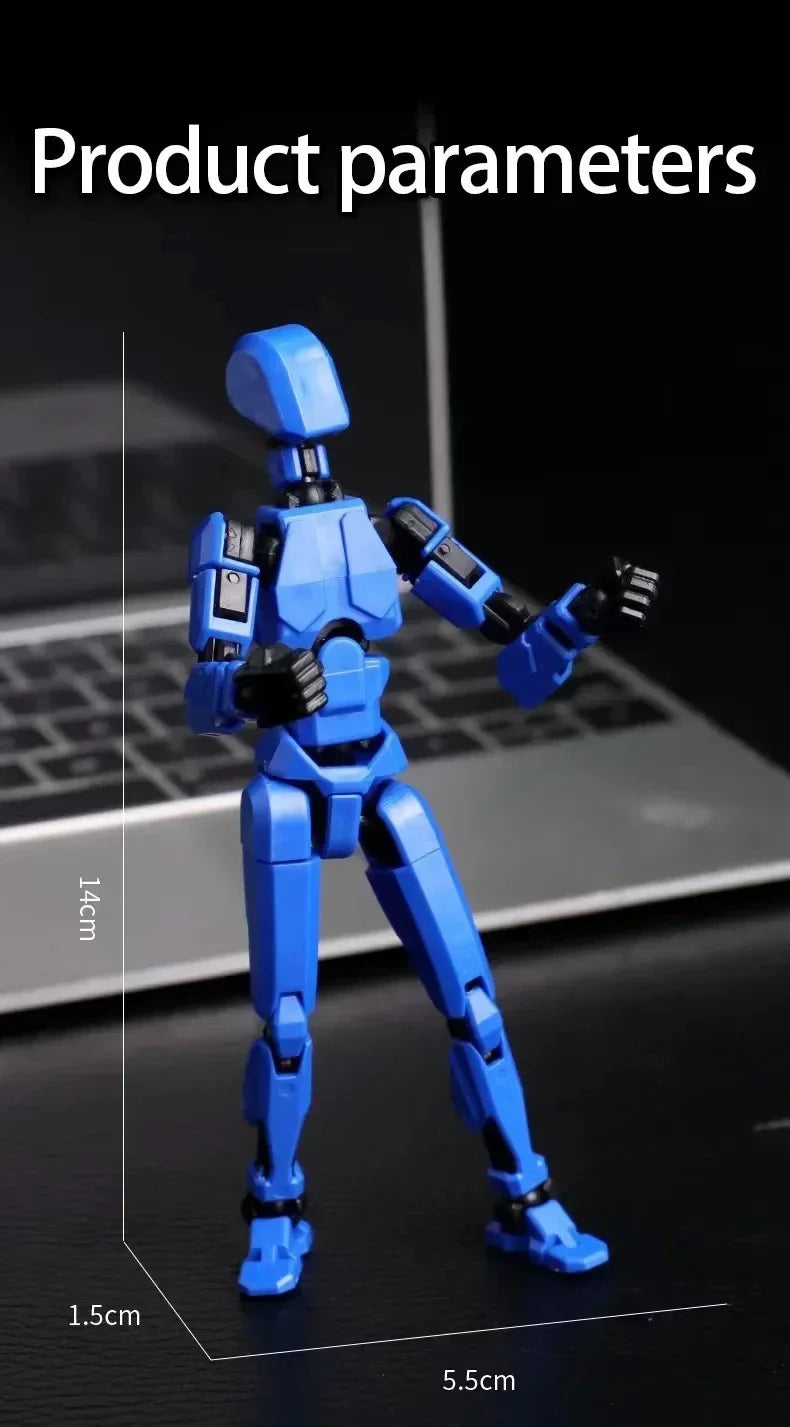 Multi-Jointed Movable Shapeshift Robot 2.0 3D Printed Mannequin Dummy 13 Action Figures Toys Kids Adults Parent-children Games