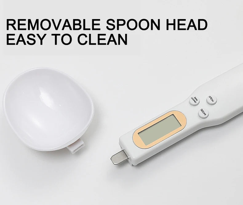 Weight Measuring Spoon LCD Digital Kitchen Scale 500g 0.1g Measuring Food Spoon Scale Mini Kitchen Tool for Milk Coffee Scale