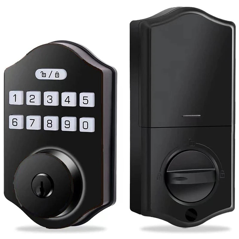 CIEPOJIT Smart Front Door Lock Deadbolt Keyless Entry Locks Digital Keypad Security For Home Unlock with password/key