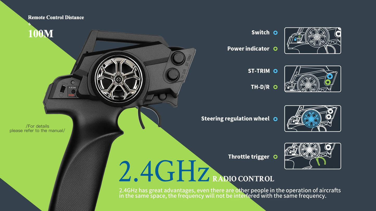 WLtoys 1:28 284010 284161 2.4G Racing Mini RC Car 30KM/H 4WD Electric High Speed Remote Control Drift Toys for Children Gifts