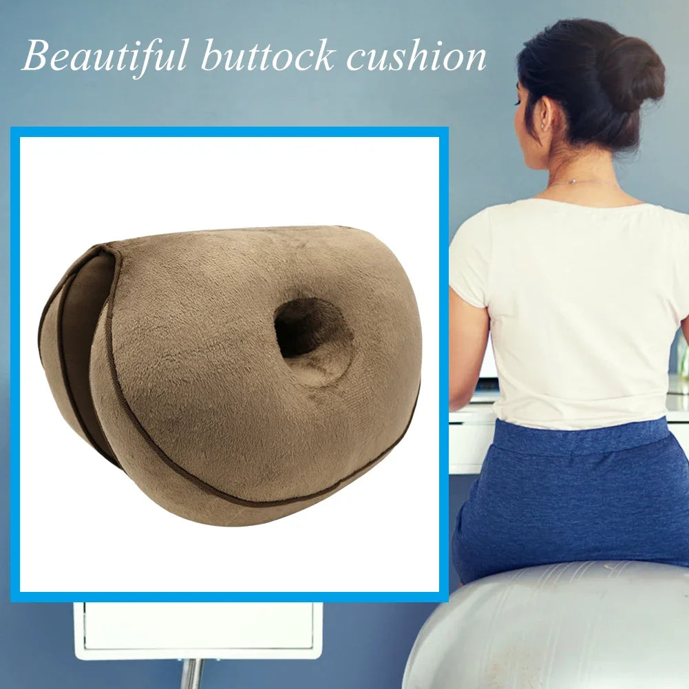 Multifunctional Seat Cushion Dual Comfort Memory Foam of Hip Lift Sitting Cushion Beautiful Butt Seat Cushion for Home Pressure