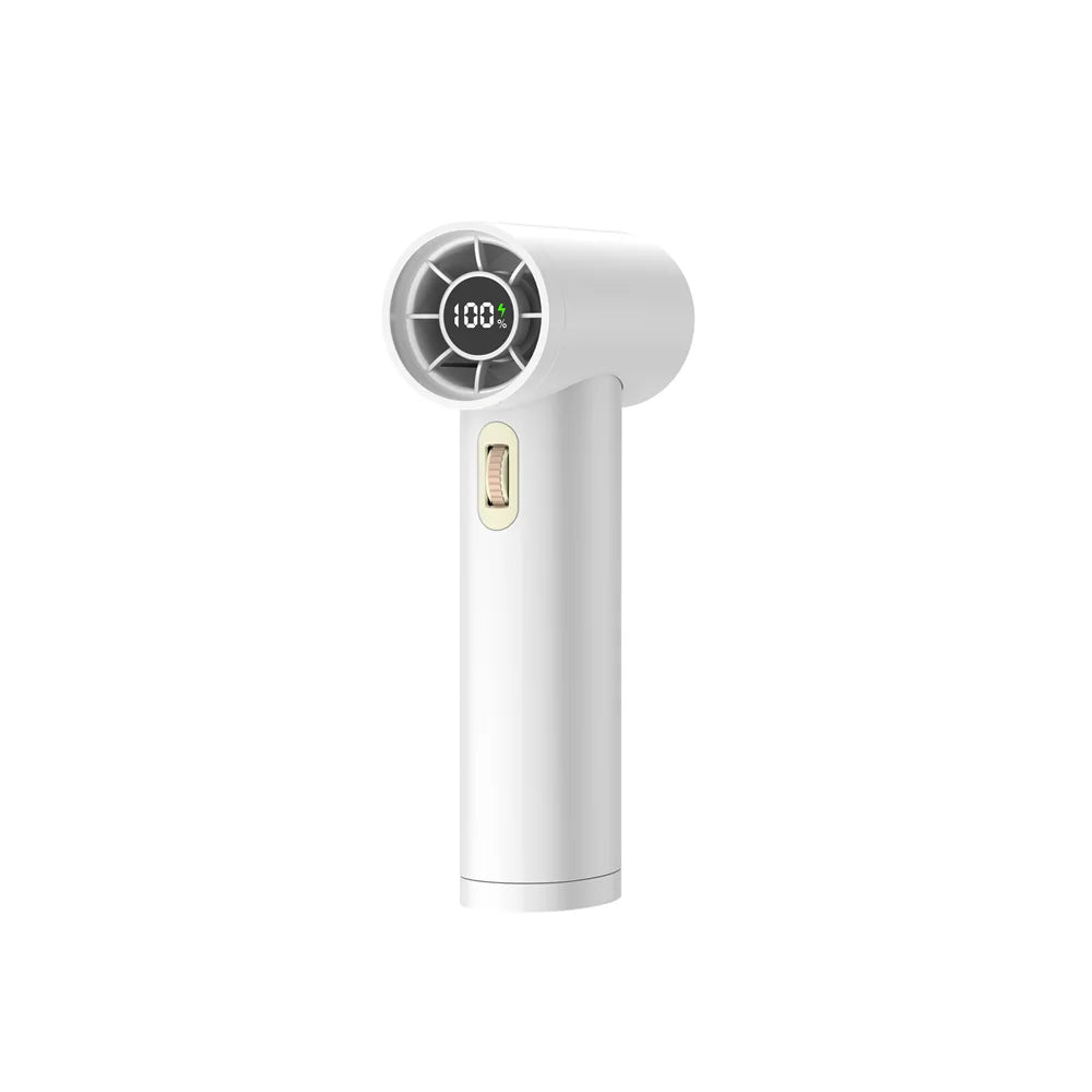 Vissko Portable Hand Fan 100 Wind Speeds Mini Bladeless Handheld Fan USB Rechargeable Personal Fans Electric Eyelash Fan