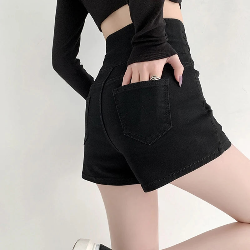 Summer Denim Shorts Women Jeans Short for Women High Waist Denim Hot Shorts Sexy Jeans pantalones short femme