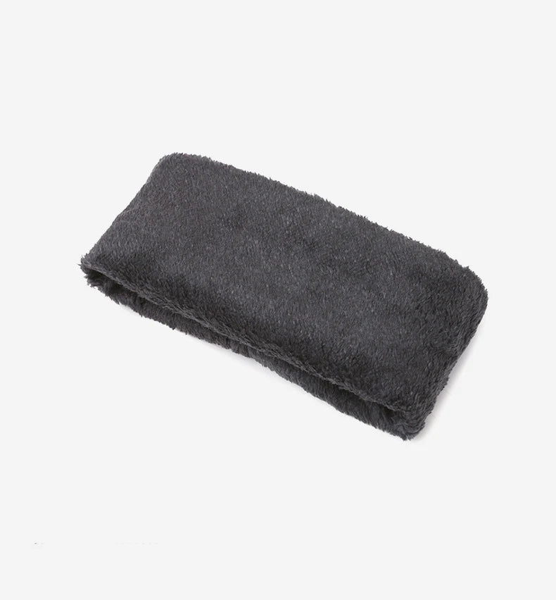 Men's Windproof Hat Outdoor Travel Leisure Winter Scarf Gloves Three-Piece Neck One Plus Cashmere Warm Winter Knitted Hat