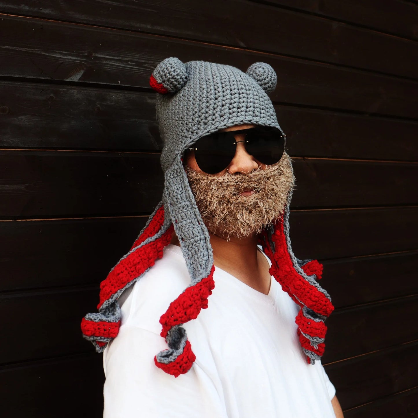 Hat Unisex Cthulhu Style Adult Party Funny Octopus Headgear Creative Holiday Gift Tricky Woolen Hat
