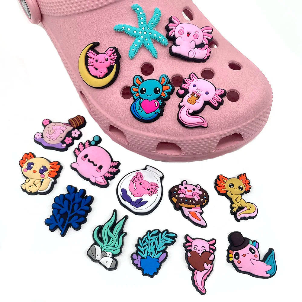 Sea Animal Collection Whale Shark Shoe Charms for Clogs Sandals Decoration Shoe Accessories Charms for Friends Gifts