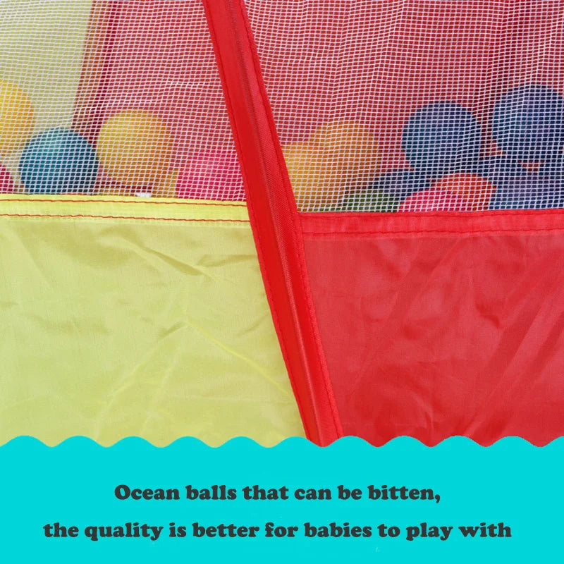 3-5 Pcs Portable Children's Camping Tent Kids Beach Tent Ocean Ball Pool Kids Tent Pop-up Tent Play House Baby Crawling Tunnel