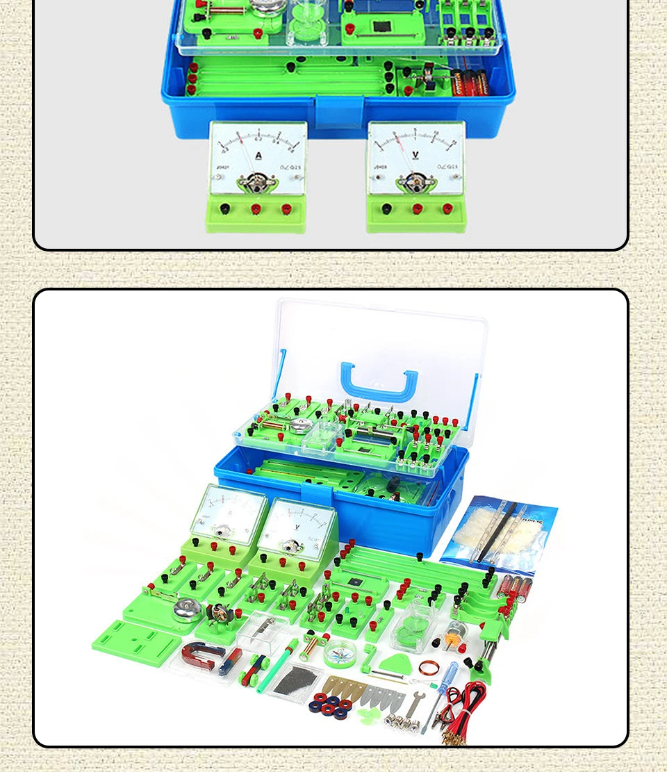 Physics Labs Circuit Learning Kit Basic Electricity Discovery Principles Kit for School Teacher Student Science Study Parallel
