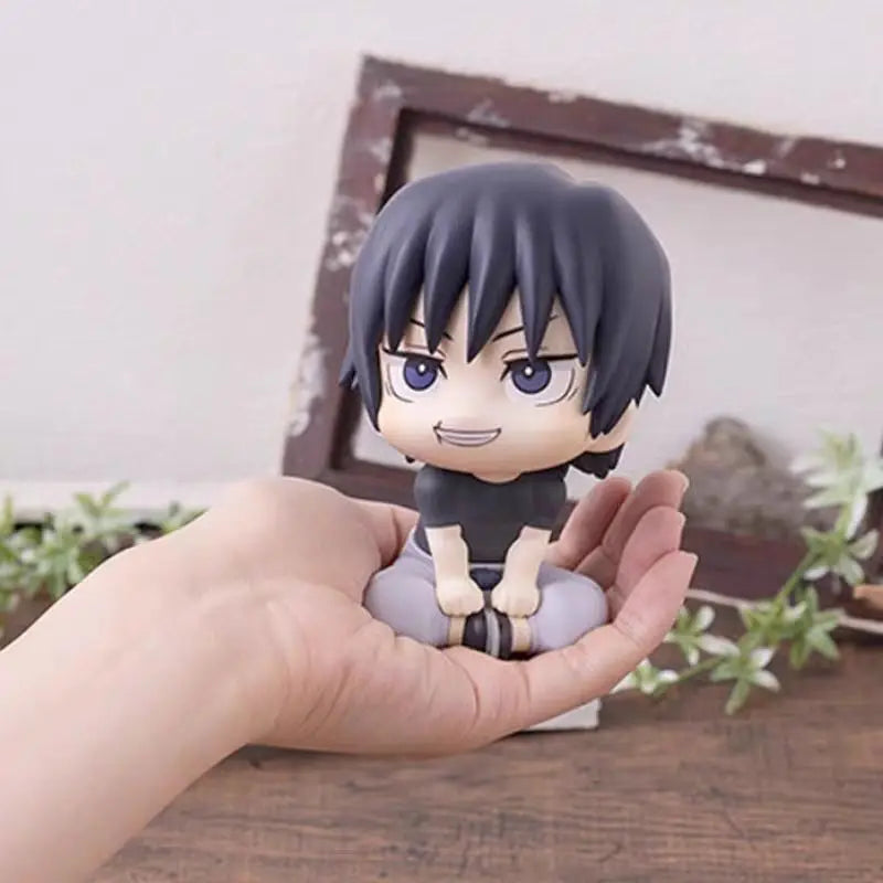 10cm Jujutsu Kaisen Mini Figures Satoru Gojo Figure Action Geto Suguru Figurine Q Version Anime Model PVC Collection Toys Statue
