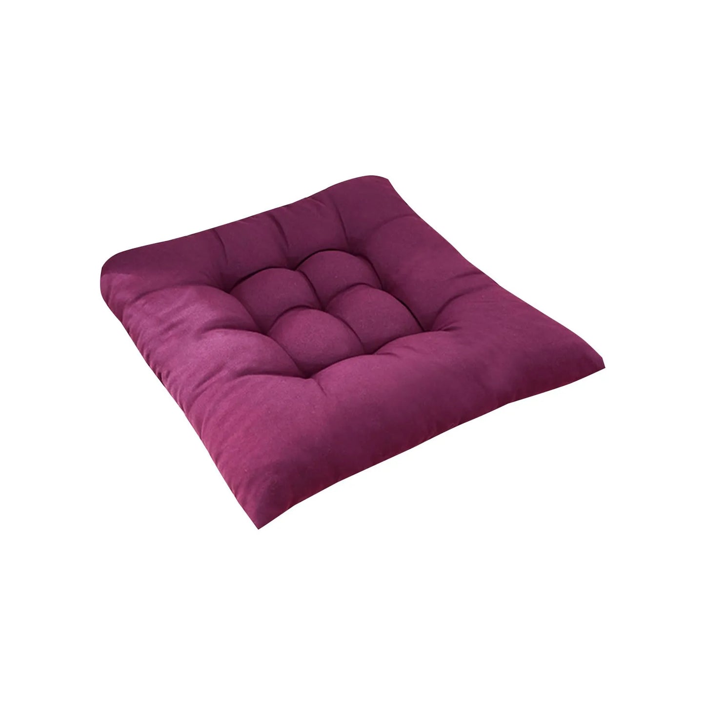 Solid Chair Cushion Square Mat Cotton Upholstery Soft Padded Cushion Pad Office Home Or Car Garden Sun Lounge Seat Cushion