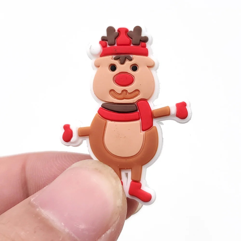 Christmas Snow Tree Shoe Charms for Clogs Sandals Decoration Shoe Accessories Charms for Friends Gifts