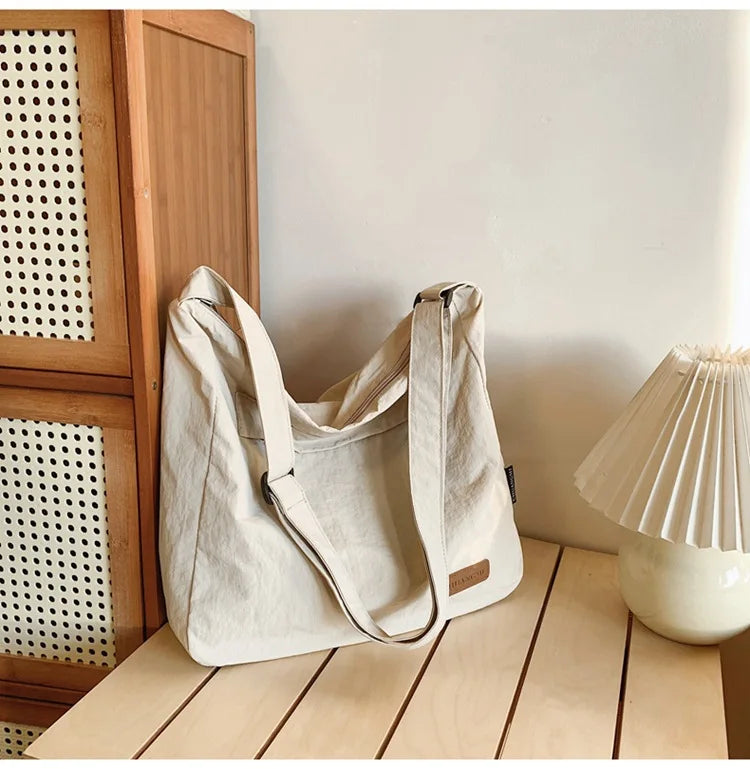 Japanese Women Men Shoulder Crossbody Bag Large Canvas Messenger Bags for Student 2024 Brand Book Bags Female Handbag Satchels