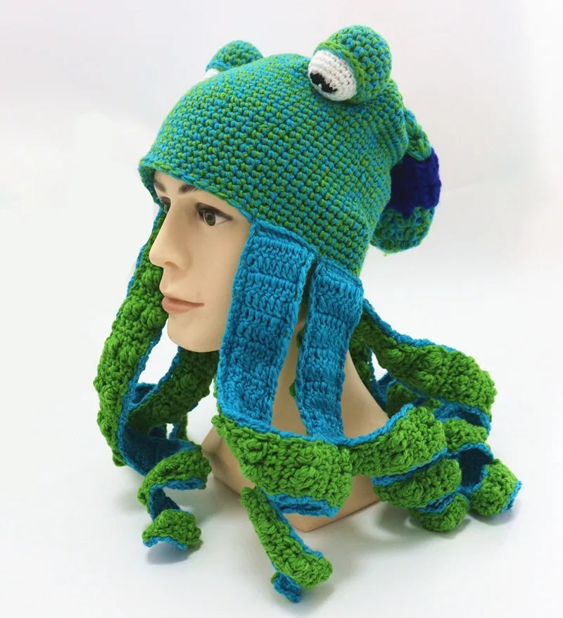 Hat Unisex Cthulhu Style Adult Party Funny Octopus Headgear Creative Holiday Gift Tricky Woolen Hat